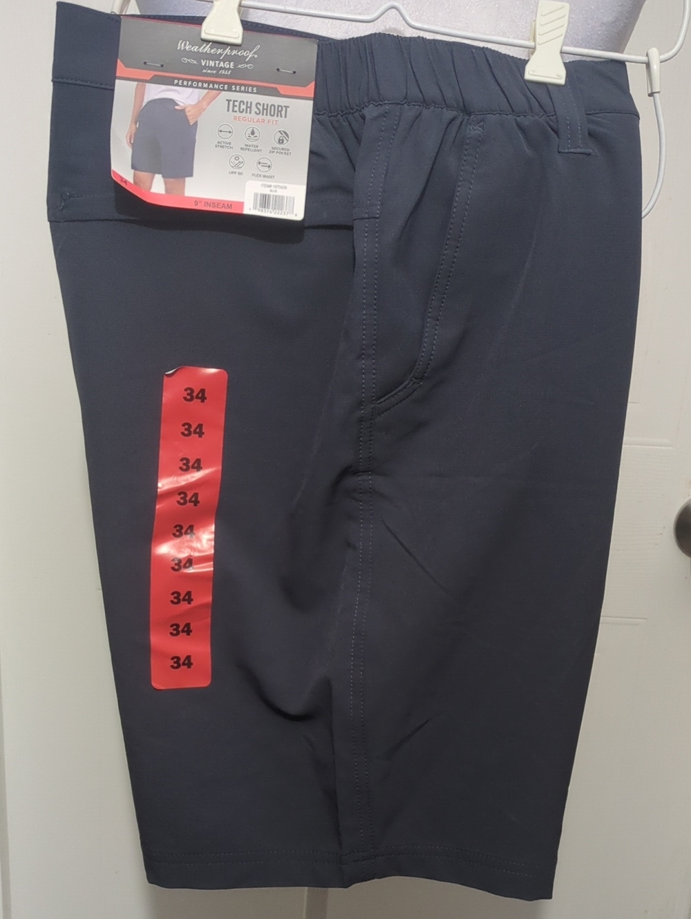 Weatherproof vintage Men’s Tech Shorts - Navy Size 34